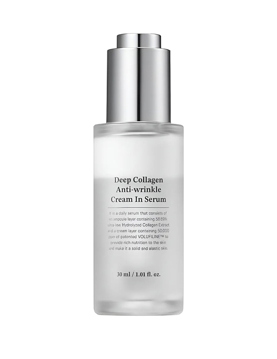 Hidratante facial deep collagen anti-wrinkle crema suero antiarrugas