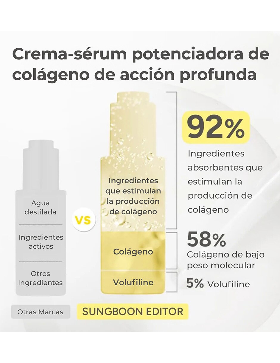 Hidratante facial deep collagen anti-wrinkle crema suero antiarrugas 11