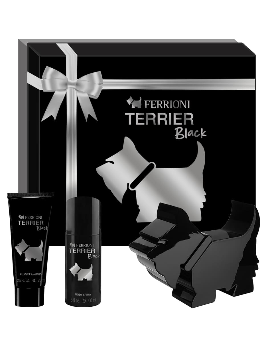 Set Eau de parfum TERRIER BLACK para hombre Set Eau de parfum TERRIER BLACK para hombre