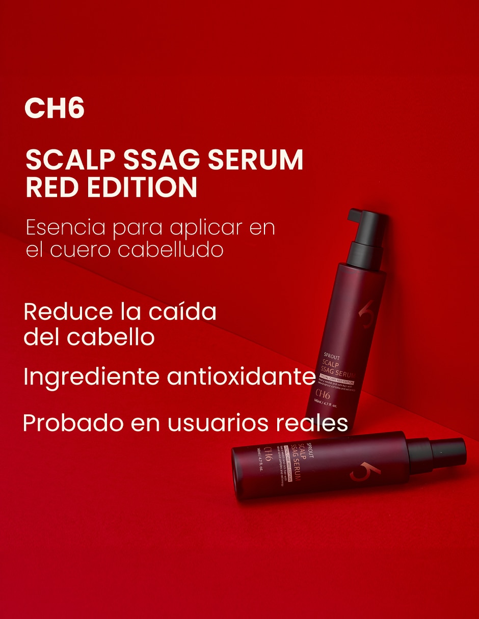 Sérum anticaída para cabello coreano fortalecimiento todo tipo de piel