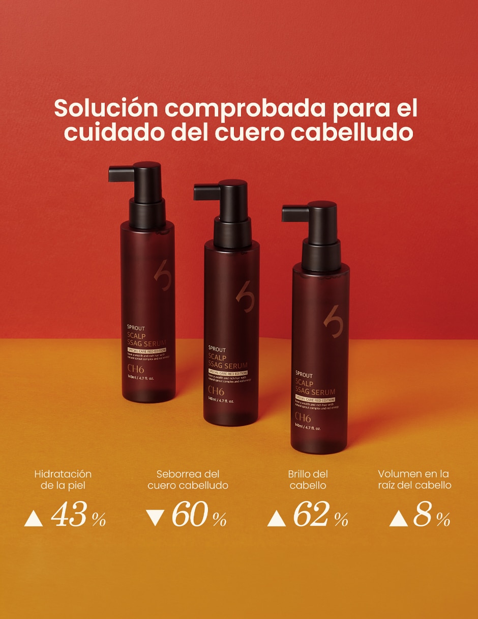 Sérum anticaída para cabello coreano fortalecimiento todo tipo de piel
