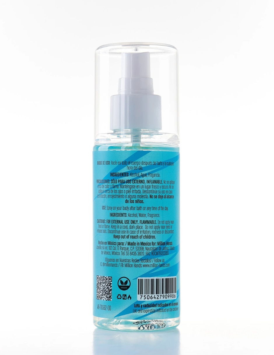 Body mist para niño