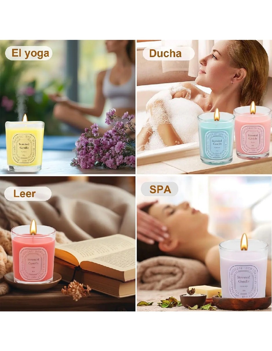 Set vela aromáticas 6 piezas 3