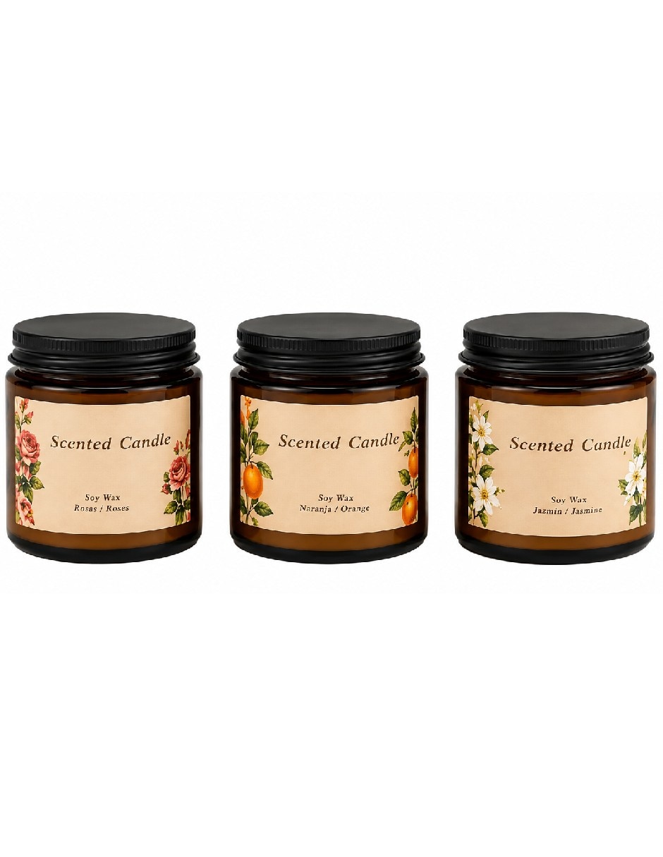 Set vela aromáticas 3 piezas Set vela aromáticas 3 piezas