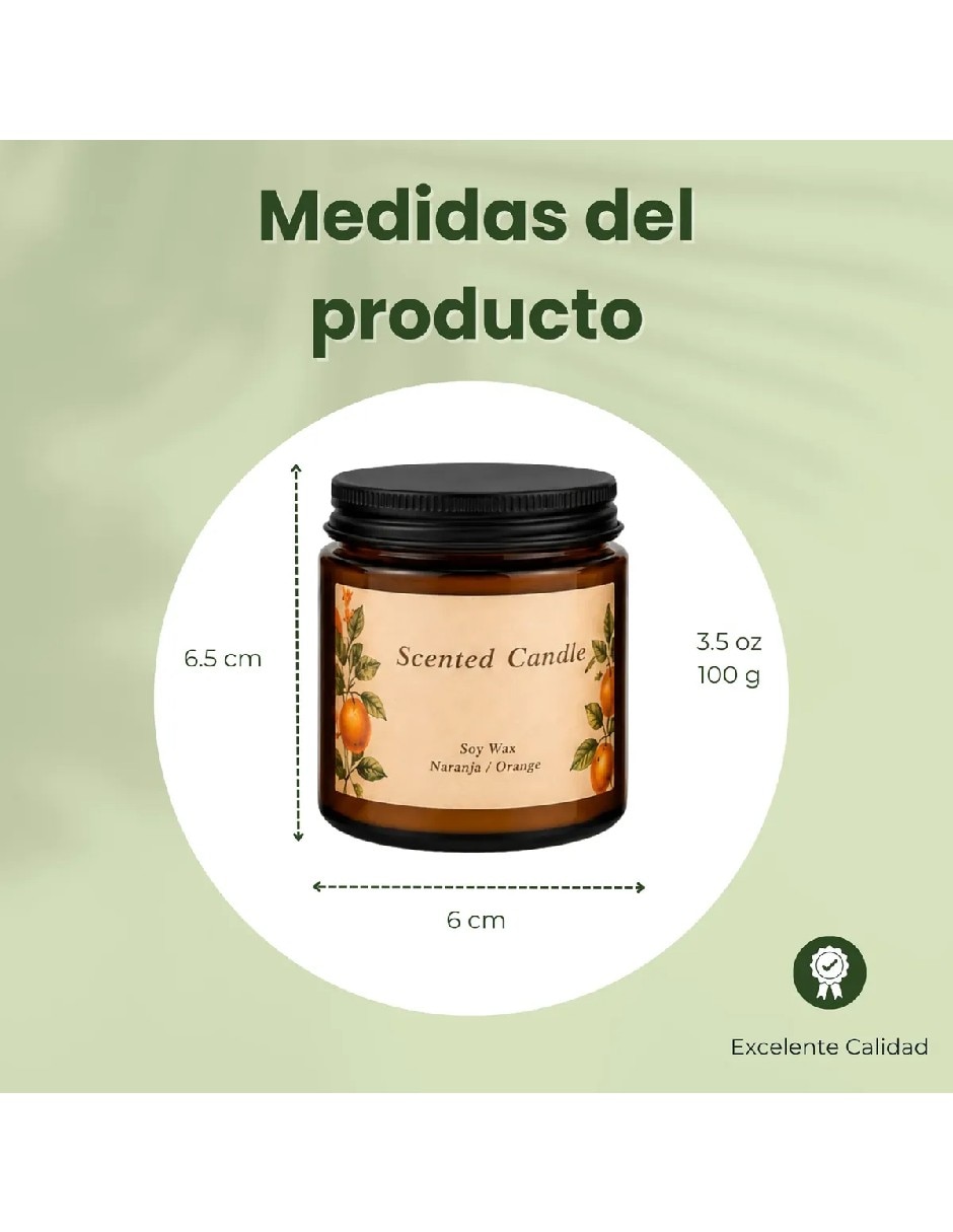 Set vela aromáticas 3 piezas 4