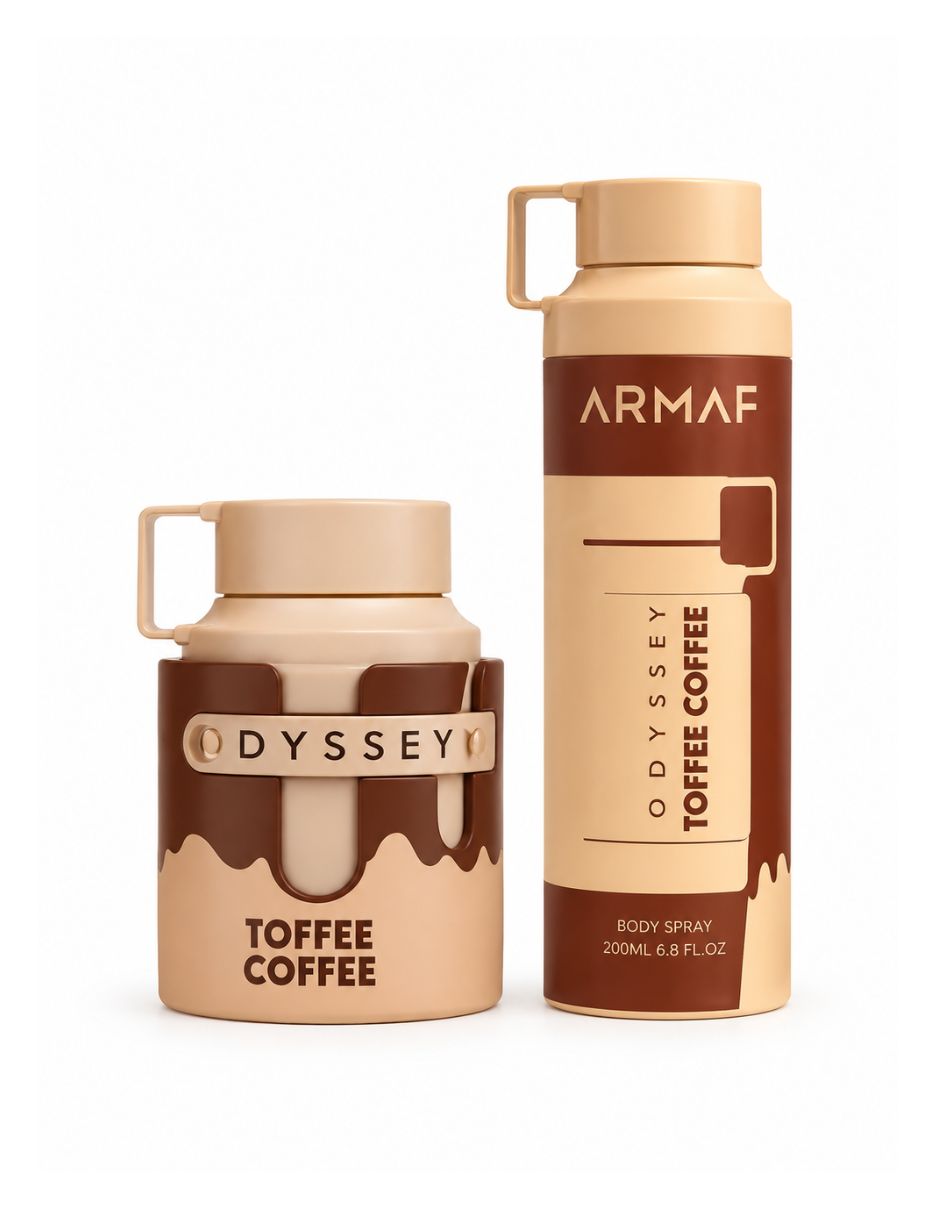 Kit eau de parfum odyssey toffee coffee + neseser unisex 3
