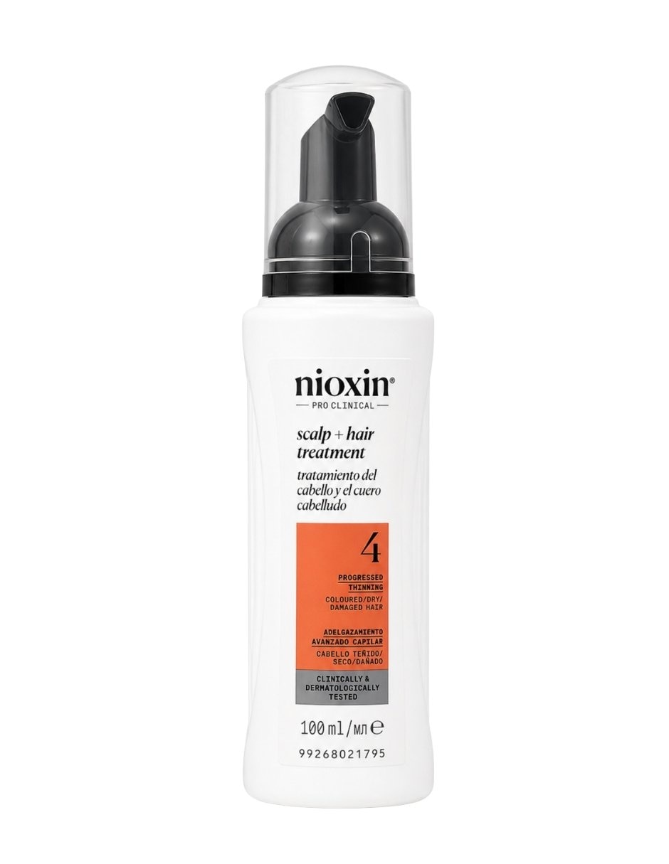 Tratamiento para cuero cabelludo sistema 4 para cabello decolorado con debilitamiento avanzado anticaída