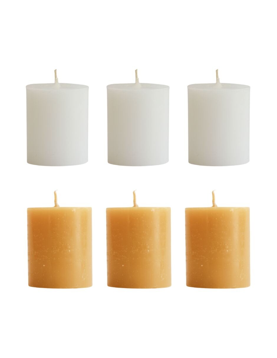 Set de velas Votiva 6 piezas