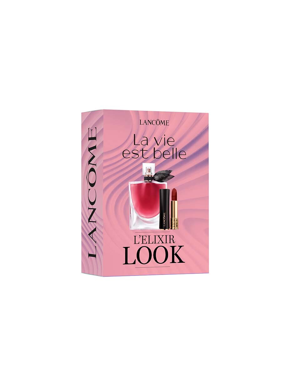 Kit eau de parfum la vie est belle l'elixir + l'absolu rouge drama para mujer 5
