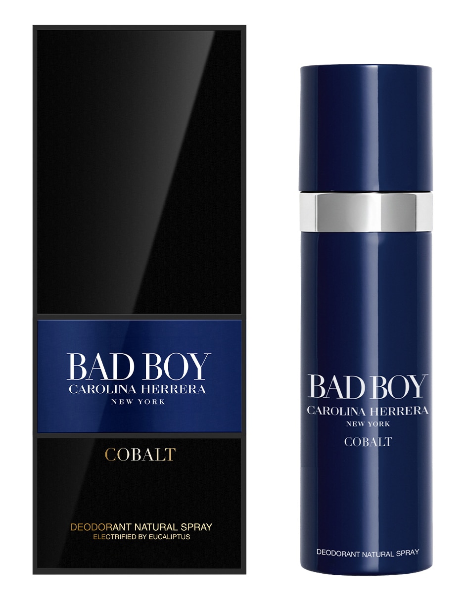 Set desodorante/Desodorante No aplica para Axilas en Aerosol CAROLINA HERRERA Bad Boy Cobalt para Hombre