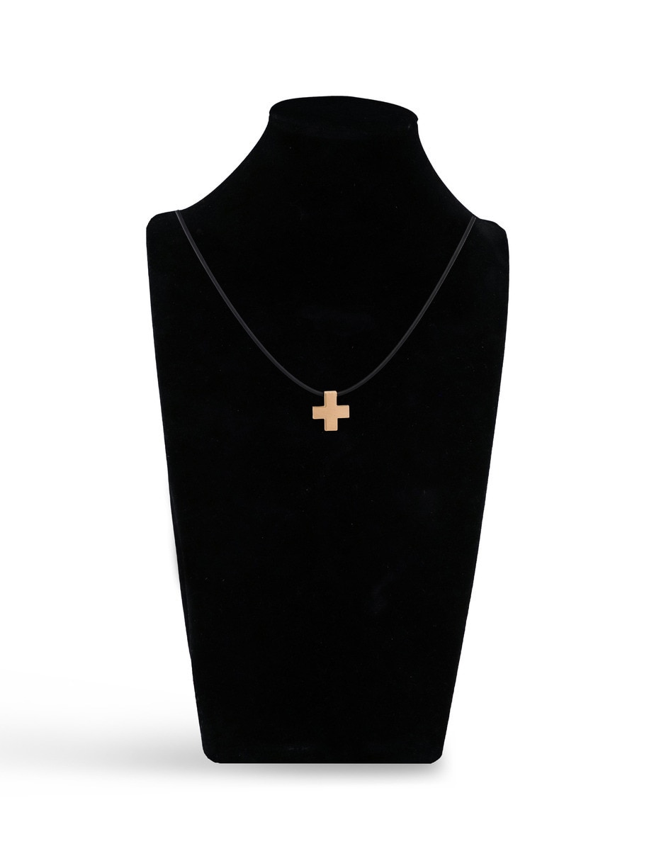 Dije de cruz de oro amarillo 14 K
